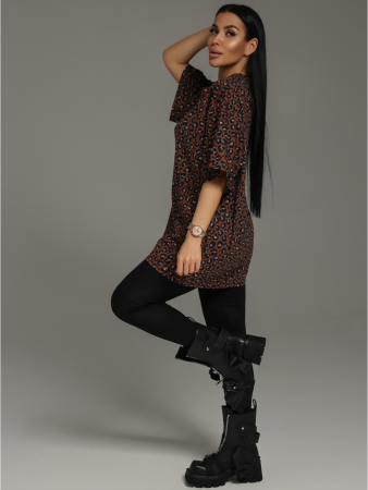 Женская футболка Ирбис / Шоколад