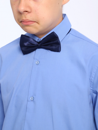 Детская рубашка "Школьник" / Светло-синий