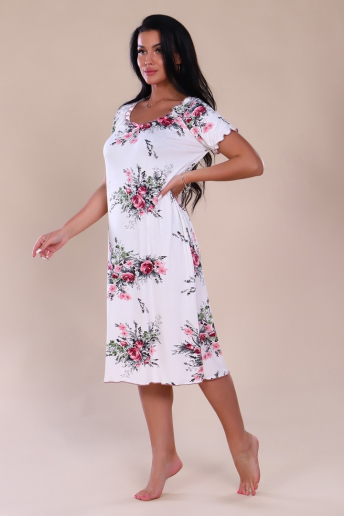 Женская сорочка 916 / Молочный