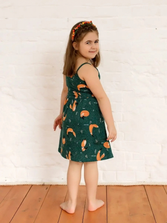 Детский сарафан "Кокетка" / Изумрудный арт. дк169и