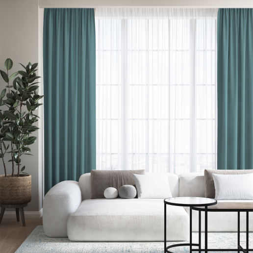 Комплект штор "Волшебная Ночь" Рогожка / Топаз