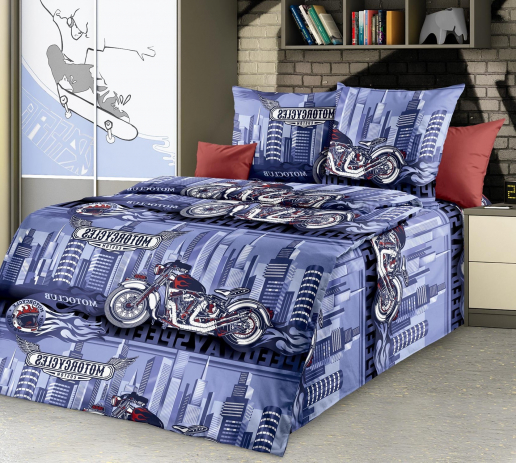 Постельное белье перкаль / Байк 1