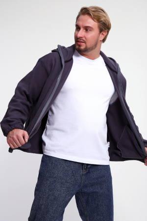 Мужское худи 36992 / серый