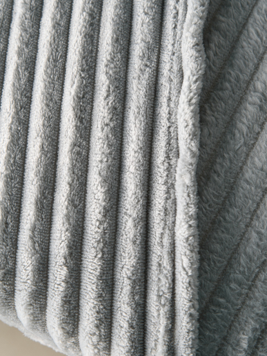 Плед велсофт / Светло-серый