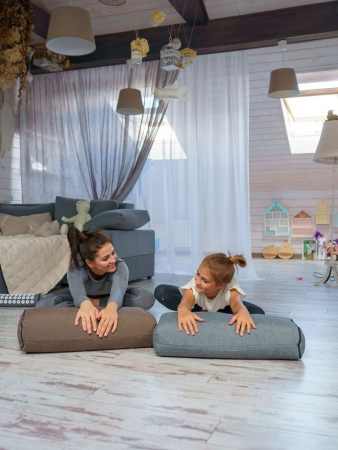 Болстер прямоугольный для йоги "Релакс" / бордо