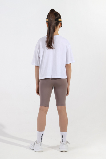 Детские бриджи для девочки №5 / капучино