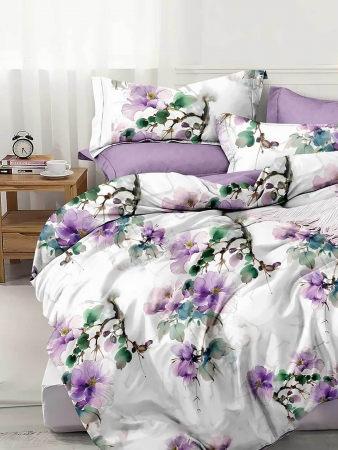 Постельное белье поплин Эксклюзив (молния) / Яблоневый цвет