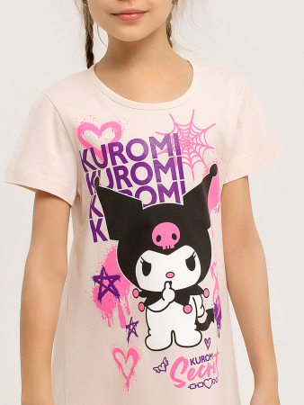 Детская сорочка "Kuromi" арт. дк314роз / Розовый