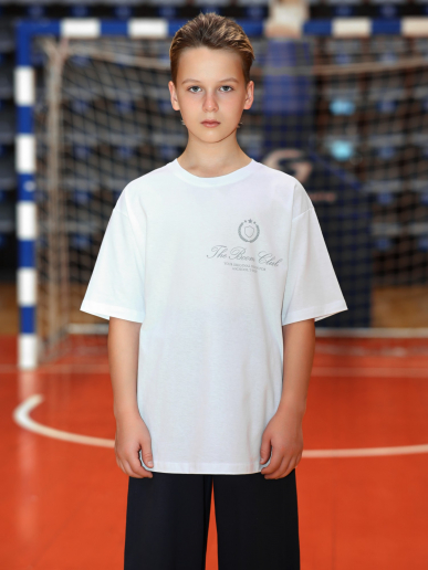 Футболка для мальчика Успех-8 / белый