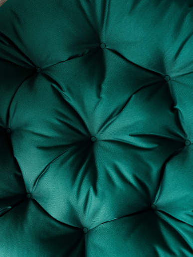 Круглая подушка для подвесных качелей (оксфорд) / Зеленый