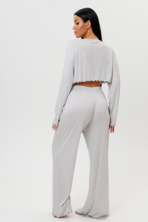 Женская пижама с брюками 2244/2 / Светло-серый