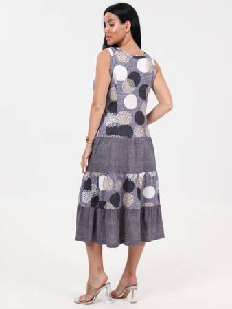 Женский сарафан 3 ЯРУСА СК-761 / Шары на капучино