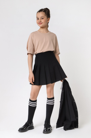 Футболка для девочки Гретта-4 / бежевый