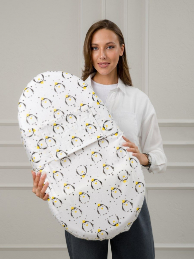 Подушка c эффектом памяти «Baby-Люлька» / пингвинчики