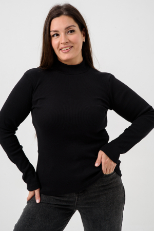 Женская водолазка 52713 / черный
