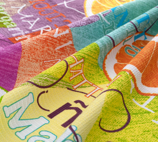 Полотенце банное вафельное Тропикана