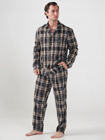 Мужская пижама "Добрый вечер" 2162-Ф / Черный