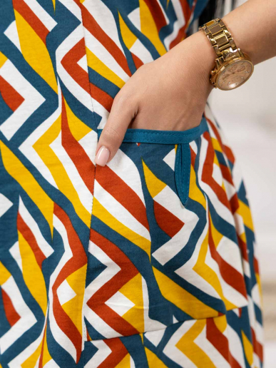 Женский халат мод.469/38 / Оранжевый