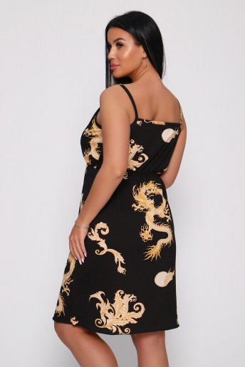 Женская сорочка Мемуары гейши 730 / Черный