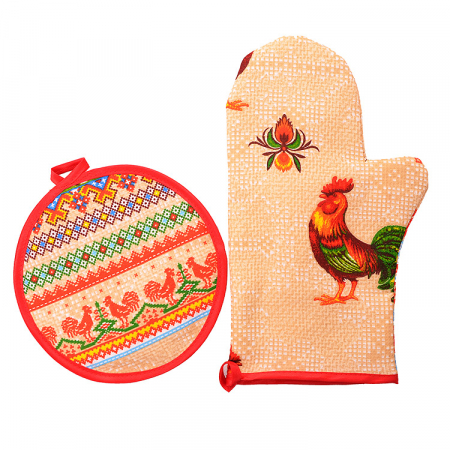 Набор кухонный 4 предмета рогожка / ФПРП