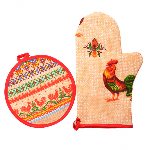 Набор кухонный 4 предмета рогожка / ФПРП