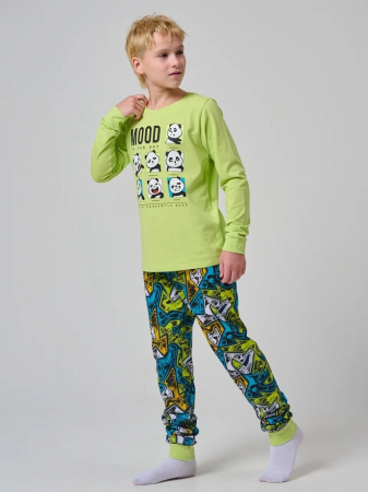 Детская пижама "Модная панда" длинный рукав