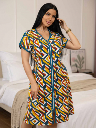 Женский халат мод.469/38 / Оранжевый