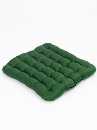 Подушка в автомобиль с гречневой лузгой арт. APG25 / Зеленый