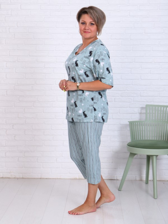 Женские бриджи Зайка / Ментол