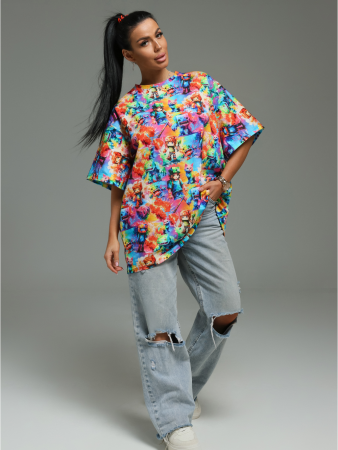 Женская футболка Ирбис / Майнкрафт