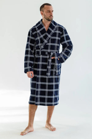 Мужской халат "Спенсер-2" 2200-М / Синий