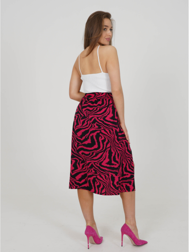 Женская юбка Хельга / Зебра фуксия