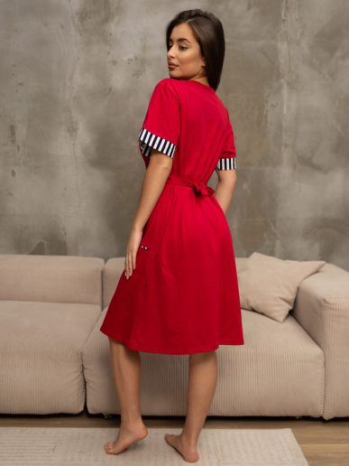 Женский халат мод.2119 / Бордовый