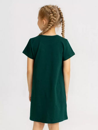 Детская сорочка "Мультяшки" / Изумрудный арт. дк230и