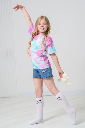 Детские гольфы Лео (набор 2 пары) / белый, желтый