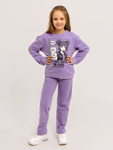 Толстовка детская "Cool" арт. дк336л / Лиловый