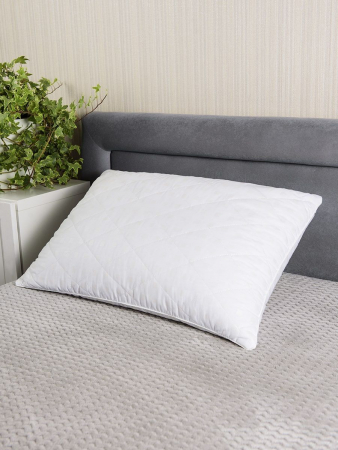 Подушка стеганая "Очарование" / белая