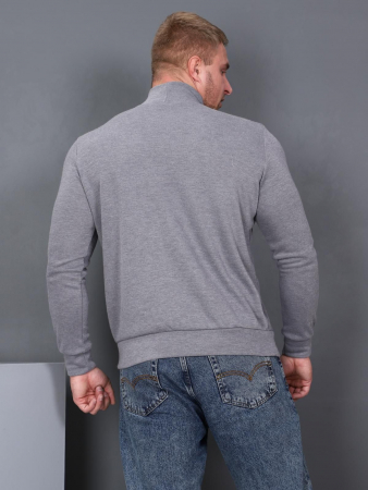 Водолазка мужская Бадлон / серый