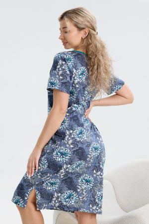 Женский халат 37002 / синий