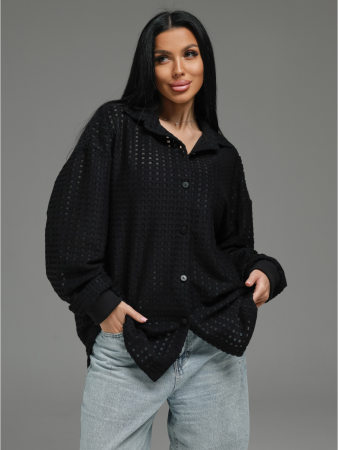 Женская рубашка Стелла / Черный