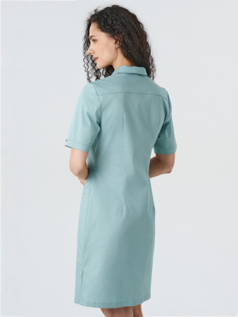 Платье медицинское женское 235.0 / Серо-зеленый