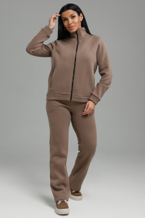 Женский костюм с брюками 74722 / капучино