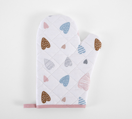 Прихватка-рукавица рогожка / С любовью