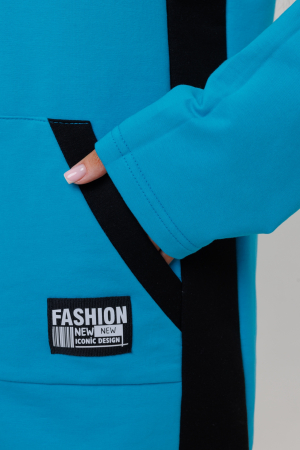 Женский костюм с брюками 2146/1 / Бирюзовый