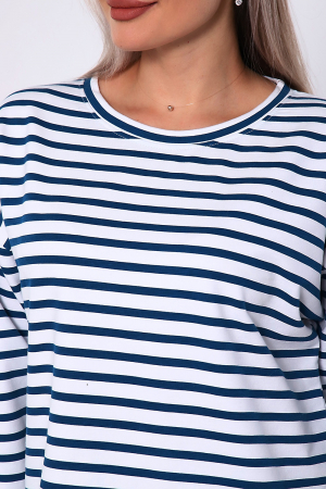 Женский лонгслив 731 / Синий дымка