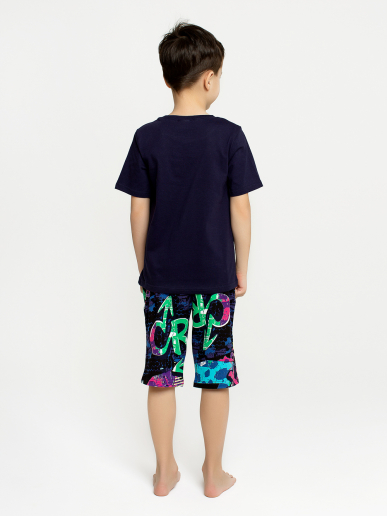 Шорты для мальчика Граффити арт. дк237гф