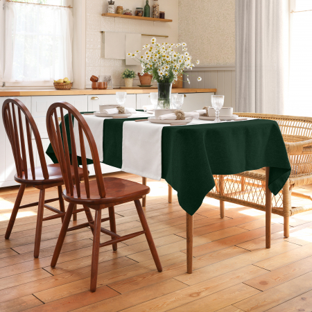 Скатерть рогожка "Волшебная Ночь" / Изумруд (упаковка 2)