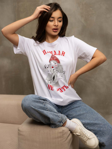 Женская футболка мод.2157 / Белый