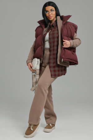 Женский костюм с брюками 74722 / капучино