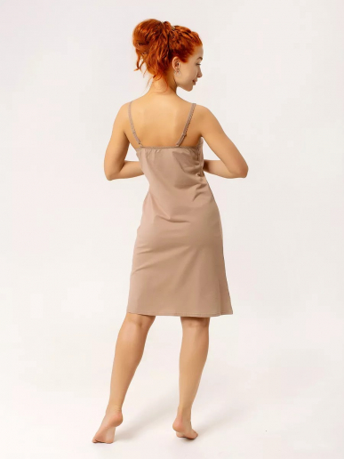 Женская сорочка для беременных "Бьюти" / Латте арт. к1353лт